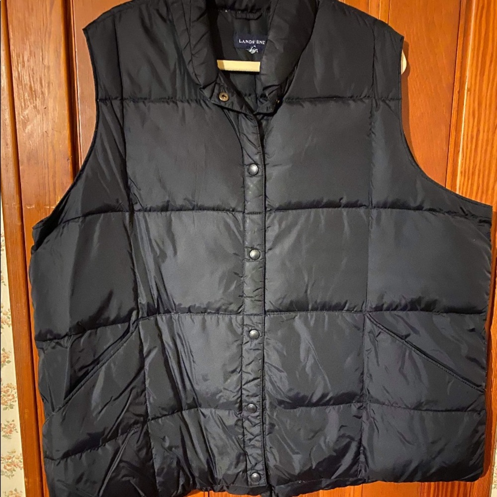 Plus size Lands End puffer vest women’s